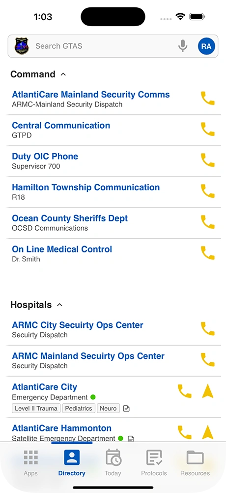 A screenshot of the Clinical Design app