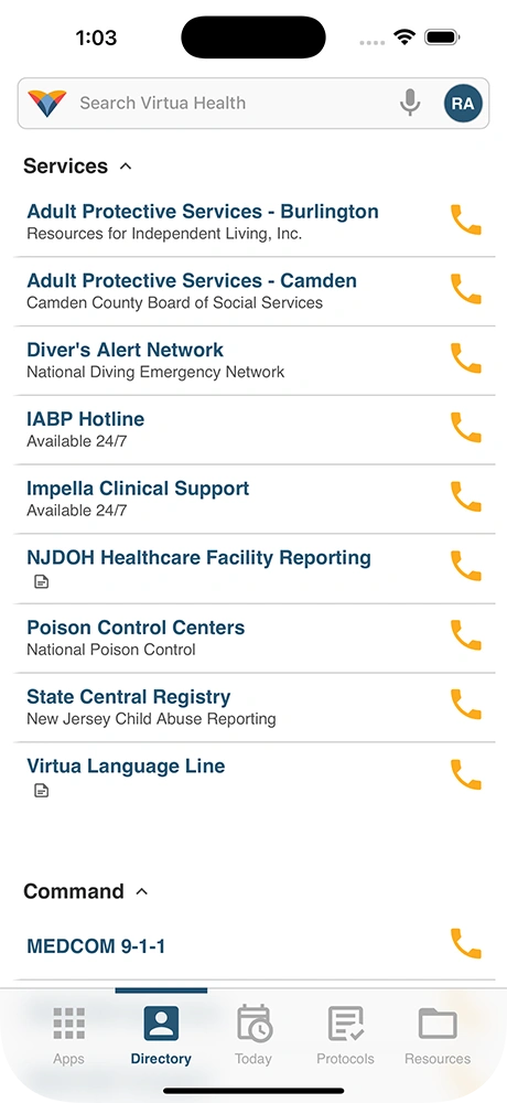 A screenshot of the Clinical Design app