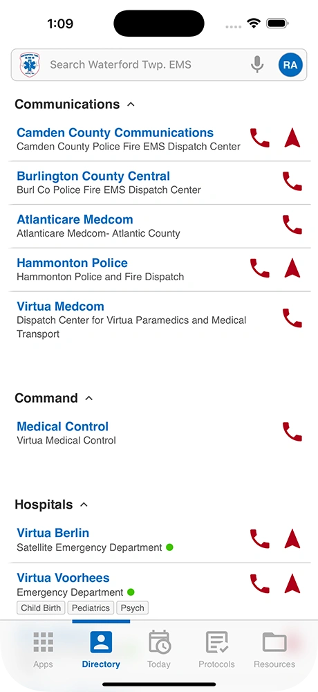 A screenshot of the Clinical Design app